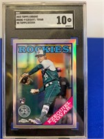 2023 Topps Chrome Ezequiel Tovar ROOKIE SGC 10