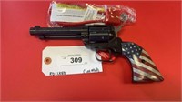 22 Pistol , American Flag Grip (LOT #160)