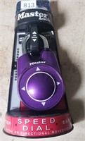 Brand New Masterlock Purple Combination Lock