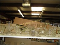 Contents of Shelf - Vintage Glass Service
