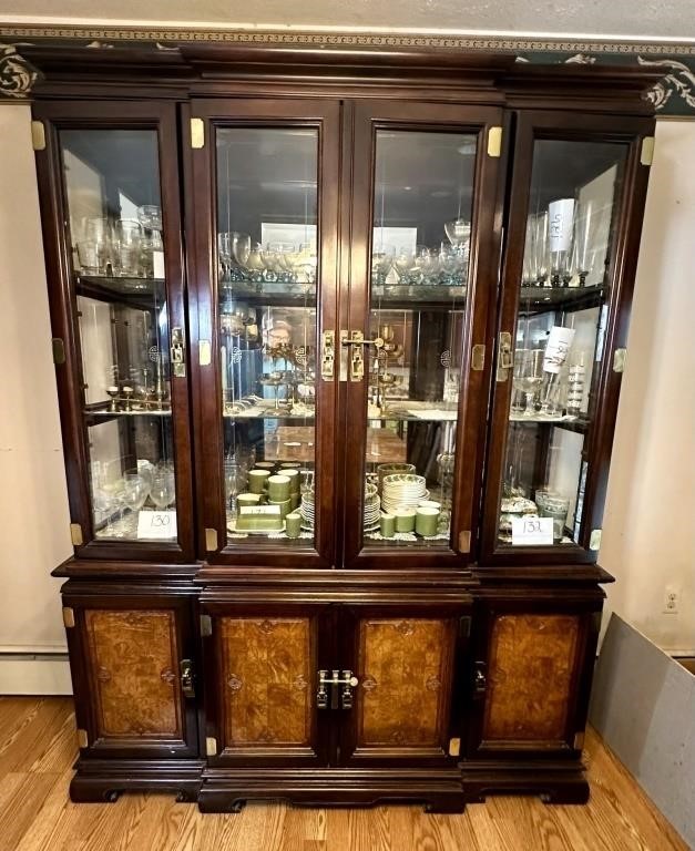 Solid Wood Display Hutch