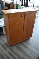 Plywood Two Door Cabinet with Shelves