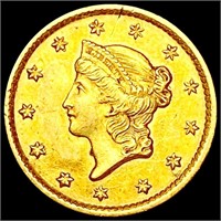 1851 Rare Gold Dollar CLOSELY UNCIRCULATED