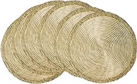 Palmyra Handmade Palm Fiber Round PLACEMAT with