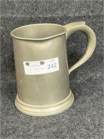 Antique Handled Pewter Tankard