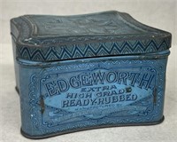 Edgeworth hand grade Richmond Virginia tobacco can
