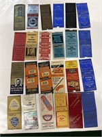 Vintage matchbook cover lot