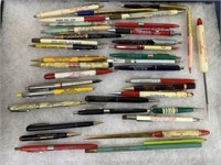 Display of Richmond Indiana advertising pens