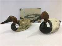 Lot of 2 Canvasback Drakes