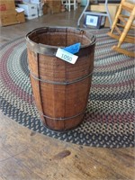 Small antique nail keg