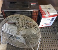 Kerosene Heater, 24" Fan, Sunbeam Humidifier