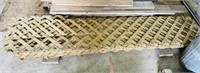 Pile of Lattice, 9 Pieces of 8ft x 19inch