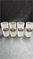 Chevy Set of 4 Frosted Drinking Glasses