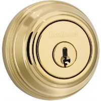 Kwikset Polished Brass Cylinder Deadbolt $51