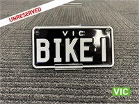 Victoria Number Plate BIKE1