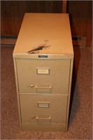 Two Drawer Metal Filing Cabinet