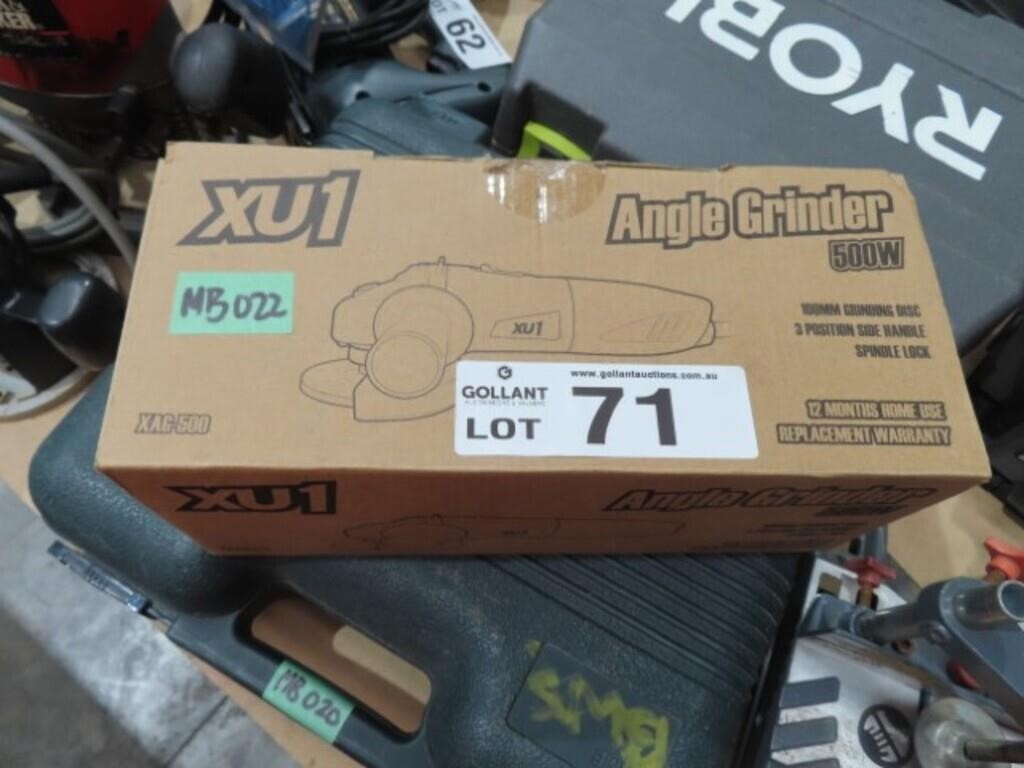NEW XU1 Angle Grinder XAG500 w Orig Packaging