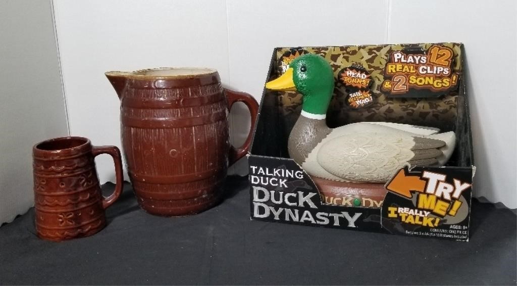 Duck Dynasty Talking Duck Brown pottery