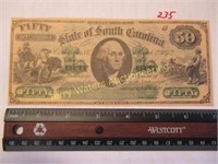 $50 Revenue Bond Scrip March 2-1872