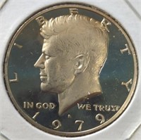 Proof 1979 s Kennedy half dollar