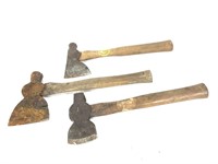 3 Vintage Hatchets