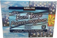 Kirkland signature Ultra Facial Tissue 3 Play (12