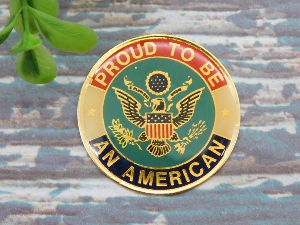 AMERICAN CABOCHON MEDALLION