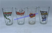 4 Drinking Glasses