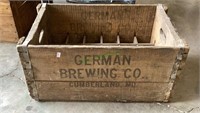 Vintage German Brewing Company quart cone top