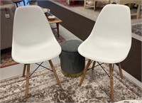 Oliver Space Woody White Chair (NEW) SINGLE CHAIR