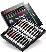 New Ohuhu Oil Paint Set, 36 Oil-Based Colors,