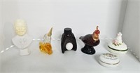 Lot of 4 Avon Cologne Decanters  and 2