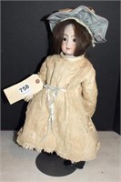 French Bisque artist reproduction doll