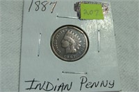 1887 Indiana Penny