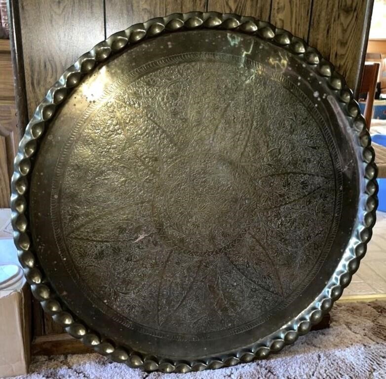 Brass Sunflower Design Large Wall Hanging/Table