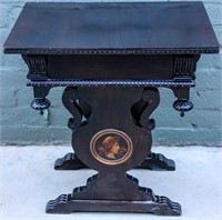 Antique Mahogany Side Table.
