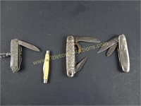 Lot of 4 Multitools, Pocket Knives