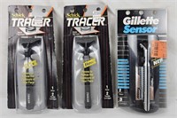 New Gillette Sensor & Schick Tracer Razers