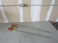 Pair of 40" metal clamps, pick up only