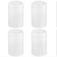 4 PACK WHITE FROSTED GLASS SHADES REPLACEMENT