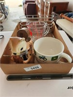 Large Mug, Measuring Cup, Squirrel Nut Cracker