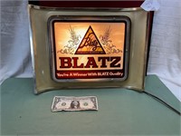 *BLATZ BEER LIGHTED SIGN - WORKS