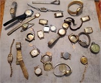 MISC WRISTWATCH PARTS - AS IS CONDITIONS