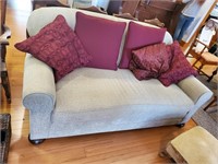 NORWALK SOFA WITH ACCENT PILLOWS - 74" X 44"