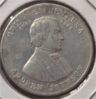 Andrew Johnson sir veto token