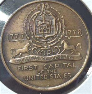 York, Pennsylvania token