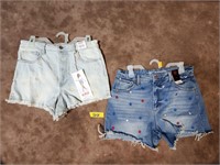 2 new with tags women's sz 13 shorts
