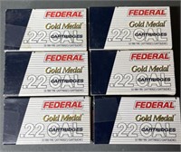 300 rnds Federal Gold Medal .22LR Ammo