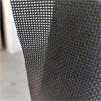 Roll of black mesh screen
