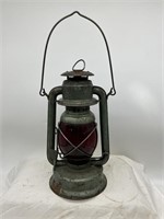 Embury Mfg Co SUPREME Lantern  #150 / Red Globe